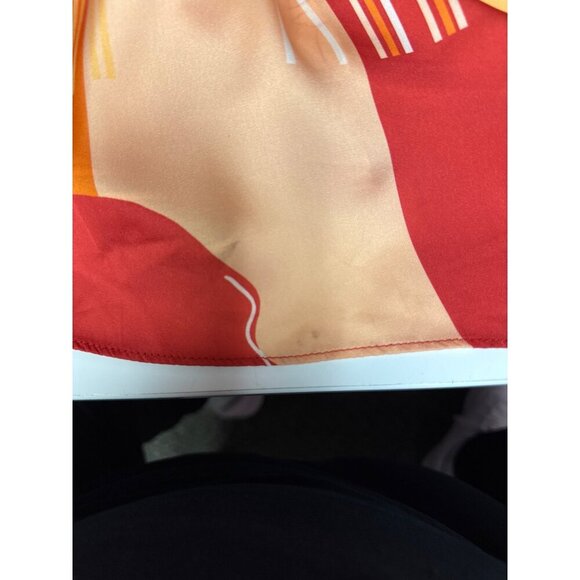 Ramy Brook Jeanette Women's Dress Halter V-Neck Cascading High Low Midi Size 4 - Picture 14 of 14